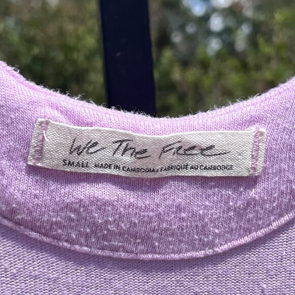 We The Free Plunge Tank Top in Orchid Size S - Picture 5 of 8